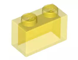 LEGO Steine 3065 Stein 2x1, transparent-gelb