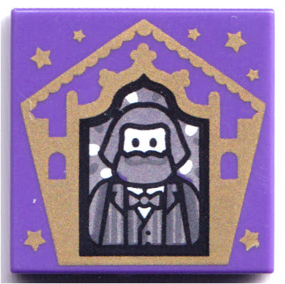 LEGO Fliesen 3068bpb1736 Harry Potter Schokofroschkarte Bertie Bott