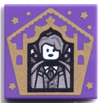 LEGO Fliesen 3068bpb1747 Harry Potter Schokofroschkarte Gilderoy Lockhart