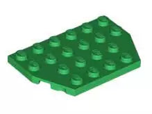 LEGO Sonderplatten 32059 Platte 4x6 mit 2 abgeschrägten Ecken, grün