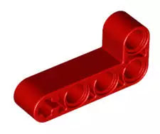 LEGO Technic 32140 Liftarm 2x4 L-Form, rot