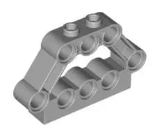 LEGO Technic 32333 Verbindungsblock 1x5x3 (8xPin), hellgrau