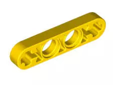LEGO Technic 32449 Liftarm dünn 1x4 (2 Pinloch, 2 Achsloch), gelb