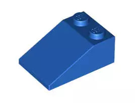 LEGO Schrägsteine 3298 Dachstein 33° 3x2, blau
