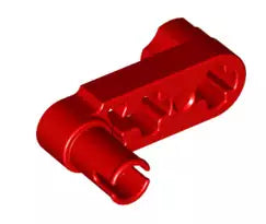 LEGO Technic 33299 Liftarm 1x3 mit 2 Achsenhalter, Pin und Kurbel, rot