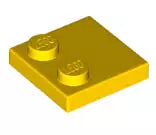 LEGO Fliesen 33909 Fliese 2x2 mit 2 Noppen, gelb
