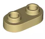 LEGO Sonderplatten 35480 Platte 1x2 abgerundet, beige