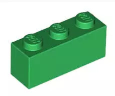LEGO Steine 3622 Stein 1x3, grün