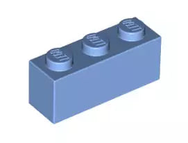 LEGO Steine 3622 Stein 1x3, mittelblau