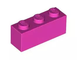 LEGO Steine 3622 Stein 1x3, knalldunkelpink