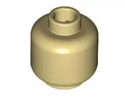 LEGO Minifiguren Zubehör 3626c Minifiguren-Kopf unbedruckt, beige