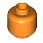 LEGO Minifiguren Zubehör 3626c Minifiguren-Kopf unbedruckt, orange