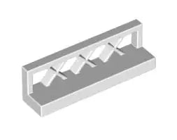 LEGO Zaun 3633 Zaun 1x4x1, weiß