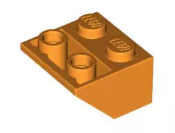 LEGO Schrägsteine 3660 Dachstein invers 45° 2x2, orange