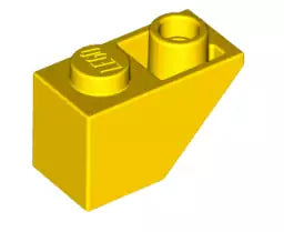 LEGO Schrägsteine 3665 Dachstein invers 45° 2x1, gelb