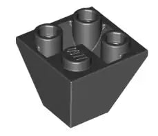 LEGO Schrägsteine 3676 Eck-Dachstein invers 45° 2x2, schwarz