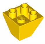 LEGO Schrägsteine 3676 Eck-Dachstein invers 45° 2x2, gelb