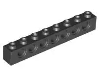 LEGO Technic 3702 Technikstein 1x8, schwarz