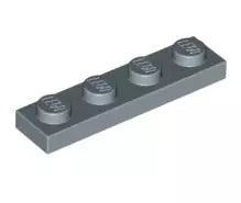 LEGO Platten 3710 Platte 1x4, sandblau