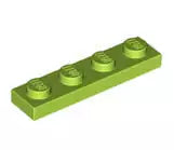 LEGO Platten 3710 Platte 1x4, lindgrün