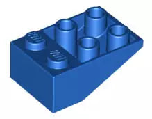 LEGO Schrägsteine 3747b Dachstein invers 33° 3x2, blau