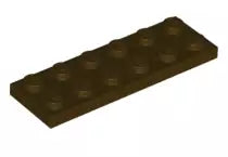 LEGO Platten 3795 Platte 2x6, dunkelbraun