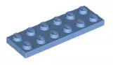 LEGO Platten 3795 Platte 2x6, mittelblau