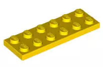 LEGO Platten 3795 Platte 2x6, gelb