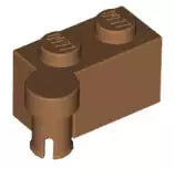 LEGO Gelenke 3830 Scharnierstein-Oberteil 1x2, mitteldunkel fleischfarben