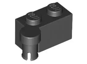 LEGO Gelenke 3830 Scharnierstein-Oberteil 1x2, schwarz