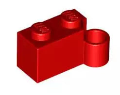 LEGO Gelenke 3831 Scharnierstein-Unterteil 1x2, rot