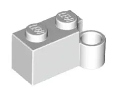 LEGO Gelenke 3831 Scharnierstein-Unterteil 1x2, weiß