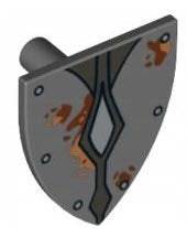 LEGO Waffen 3846pb037 Schild, Herr der Ringe