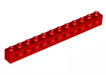 LEGO Technic 3895 Technikstein 1x12, rot