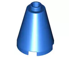 LEGO Schrägsteine 3942c Kegel 2x2x2 mit Noppe, blau