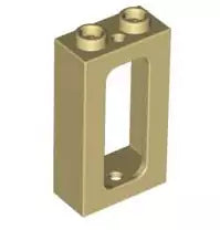 LEGO Türen und Fenster 4035 Fensterrahmen 1x2x3, beige