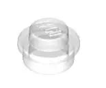 LEGO Platten 4073 Platte rund 1x1, transparent-klar