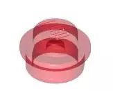 LEGO Platten 4073 Platte rund 1x1, transparent-rot