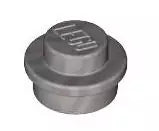 LEGO Platten 4073 Platte rund 1x1, mattsilber