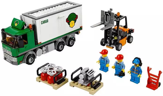 LEGO City 60020 LKW mit Gabelstapler