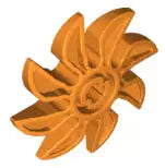 LEGO Luftfahrt 41530 Propeller/Sägeblatt mit 8 Blättern 5D, orange