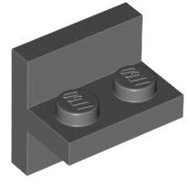 LEGO Sonderplatten 41682 Halter 2x2/1x2 zentriert, dunkelgrau