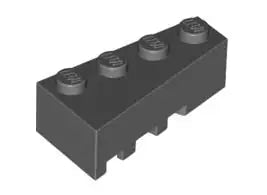 LEGO Sondersteine 41767 Keilstein 2x4 rechts, dunkelgrau