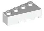 LEGO Sondersteine 41768 Keilstein 2x4 links, weiß