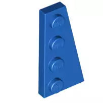 LEGO Sonderplatten 41769 Keilplatte 4x2 Rechts, blau