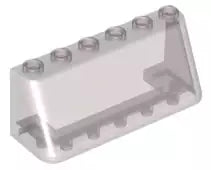 LEGO Cockpit 4176 Windschutzscheibe 2x6x2, transparent-schwarz