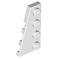 LEGO Sonderplatten 41770 Keilplatte 4x2 Links, weiß