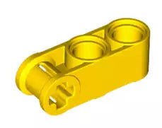 LEGO Technic 42003 Verbinder (Achse, 2 Pin), gelb
