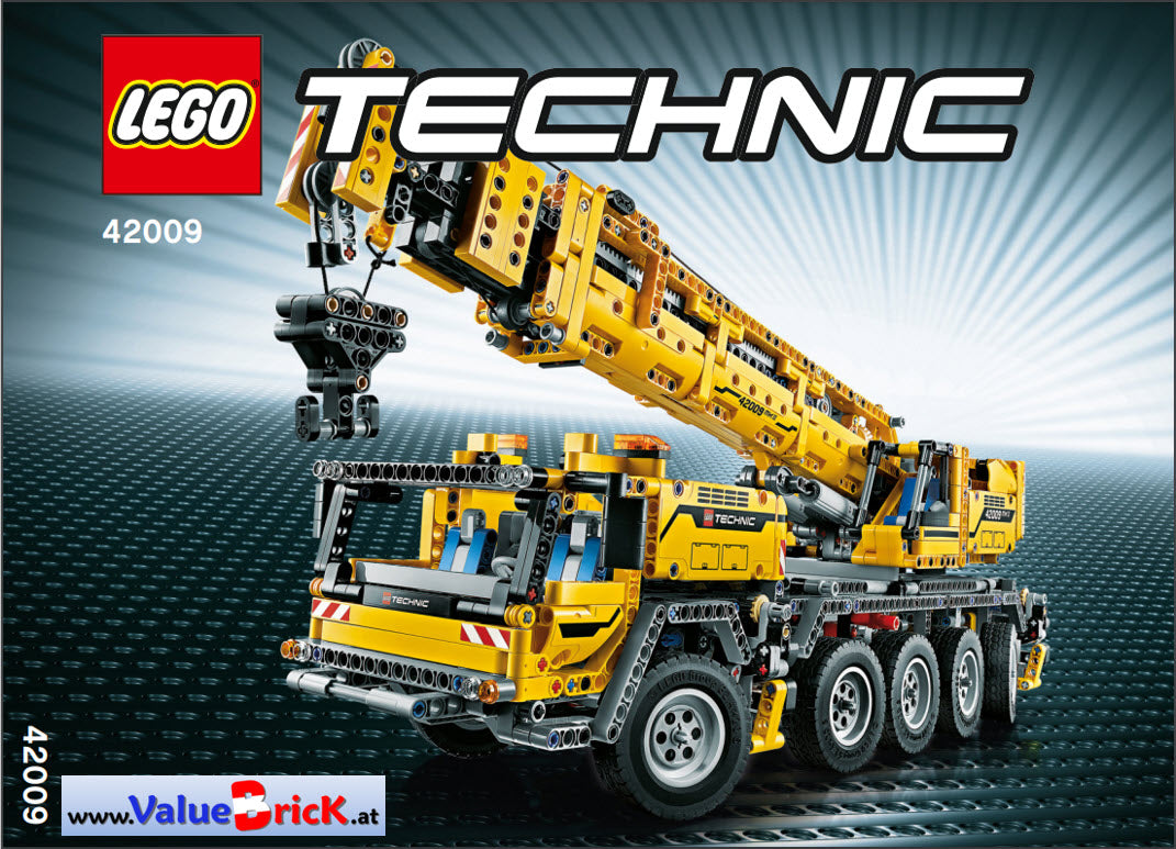 LEGO Technic BAUANLEITUNG 42009 Mobiler Schwerlastkran