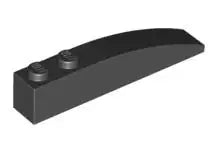 LEGO Schrägsteine 42022 Bogenstein 1x6, schwarz